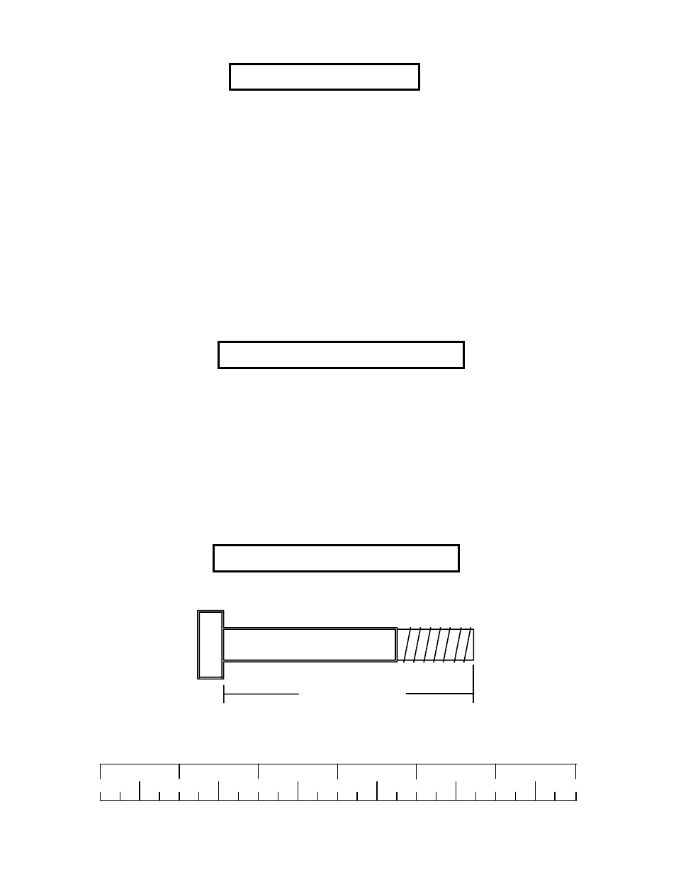 Tools required for assembly, Bolt length ruler | Life Fitness Parabody 829 User Manual | Page 3 / 14