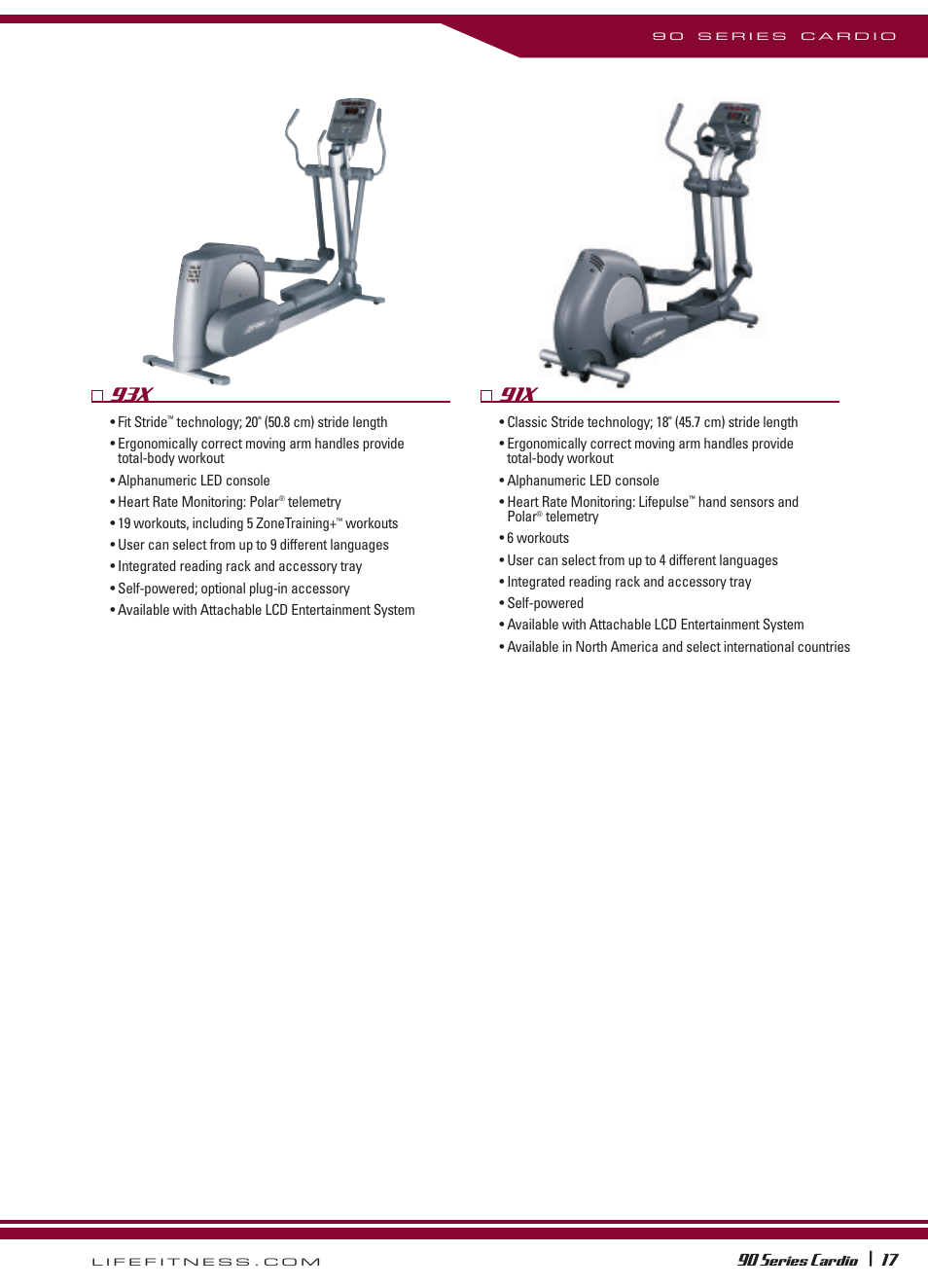 Life Fitness 14 \ 90 Series User Manual | Page 4 / 5