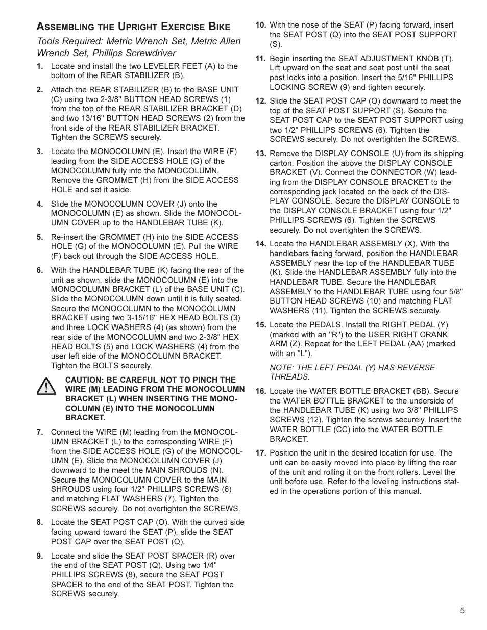 Life Fitness UT4 User Manual | Page 6 / 23