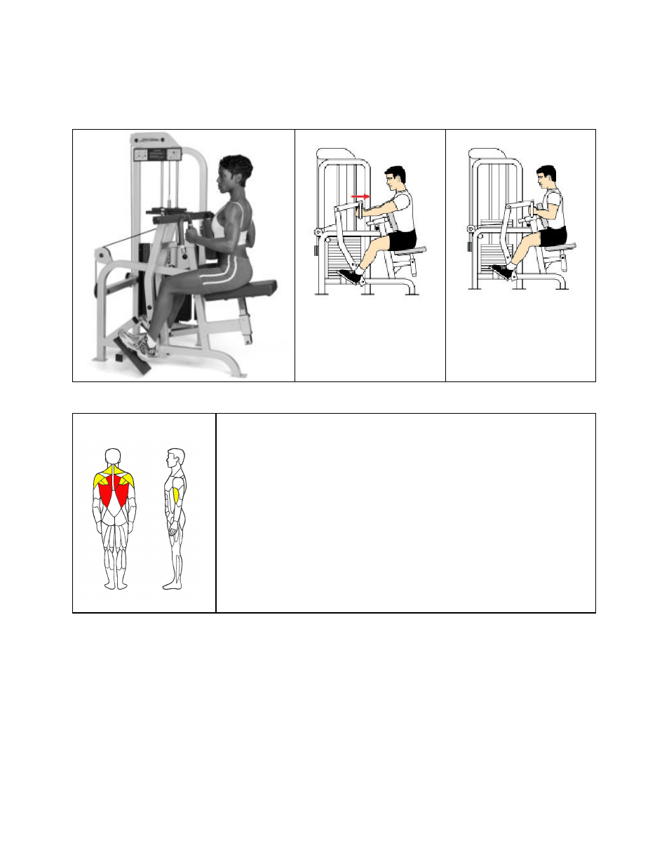 Seated row (su55) | Life Fitness Pro Series User Manual | Page 21 / 61