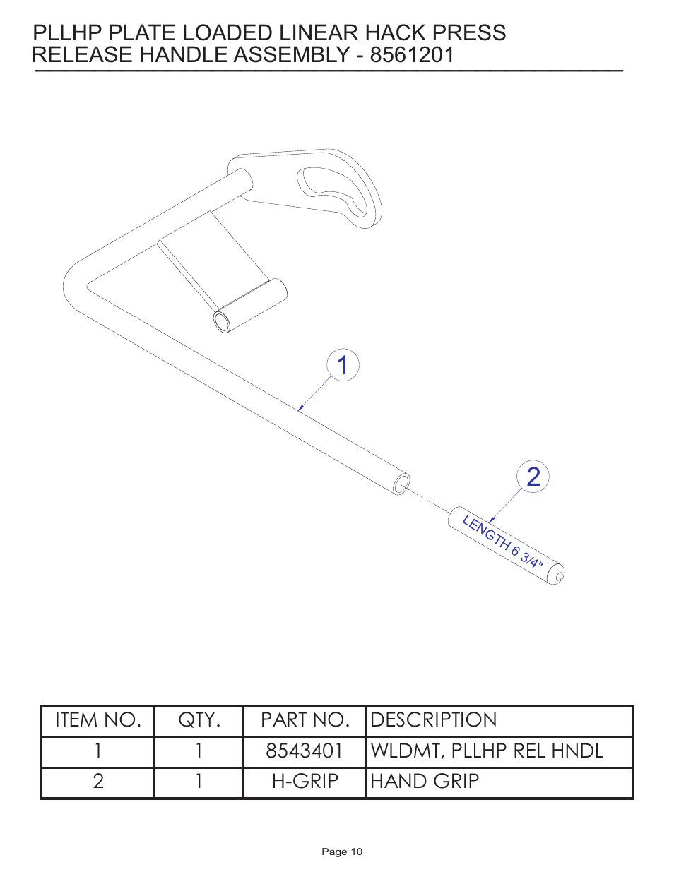 Life Fitness PLLHP User Manual | Page 10 / 11