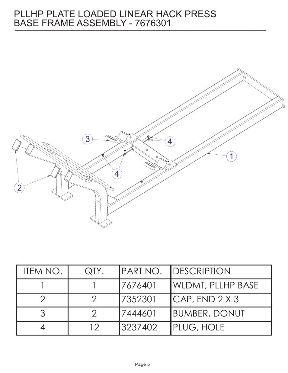 Life Fitness PLLHP User Manual | Page 5 / 11