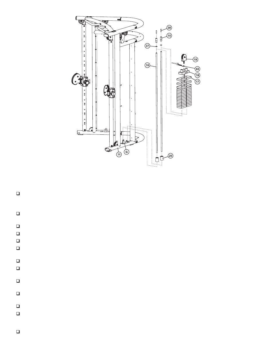 Life Fitness G7 User Manual | Page 11 / 21