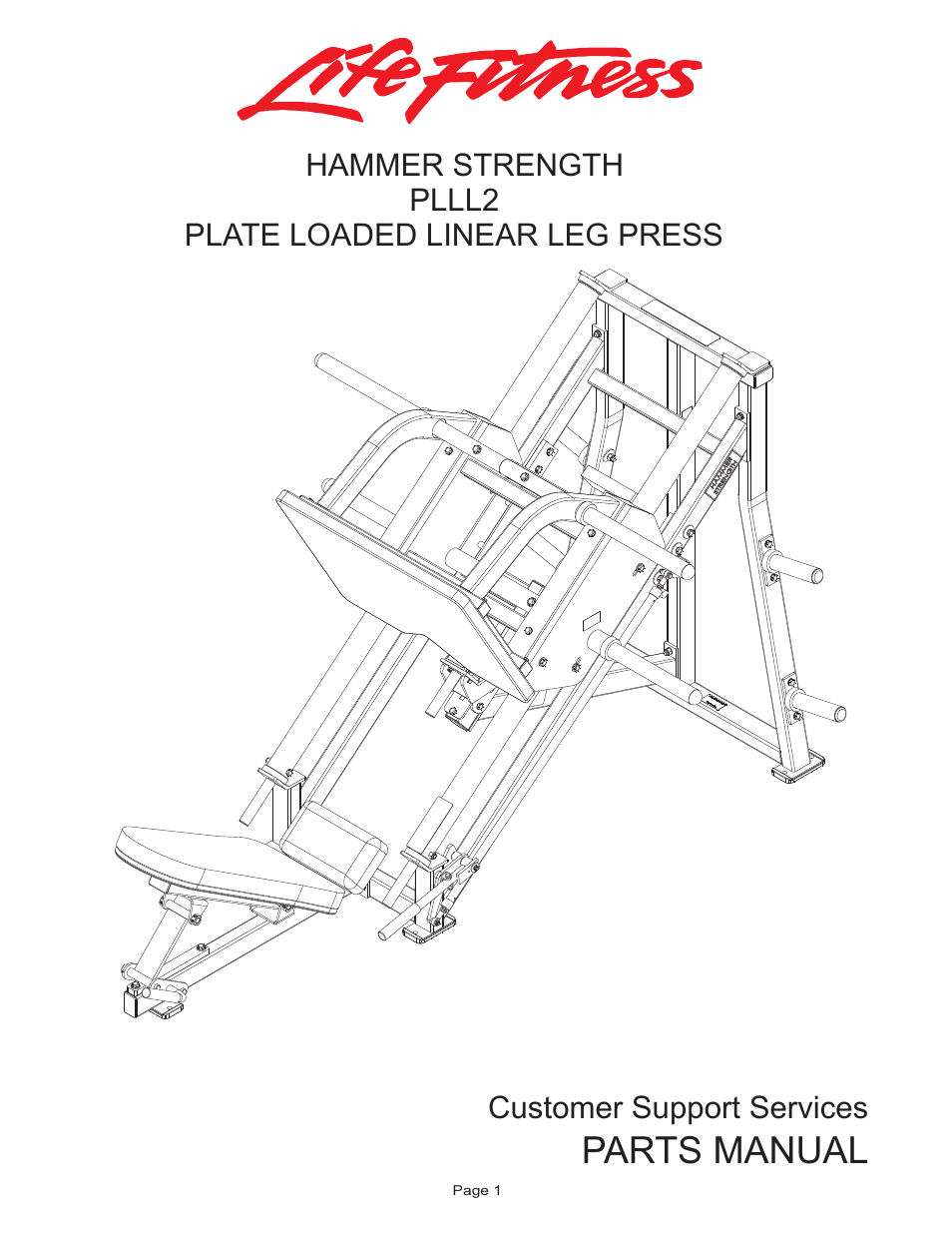 Life Fitness PLLL2 User Manual | 14 pages