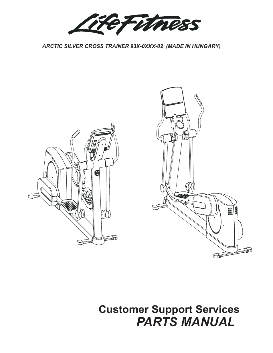 Life Fitness ARCTIC SILVER 93X-0XXX-02 User Manual | 14 pages