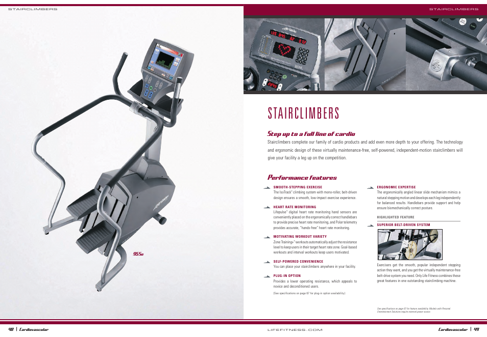 Life Fitness Stairclimber User Manual | 3 pages