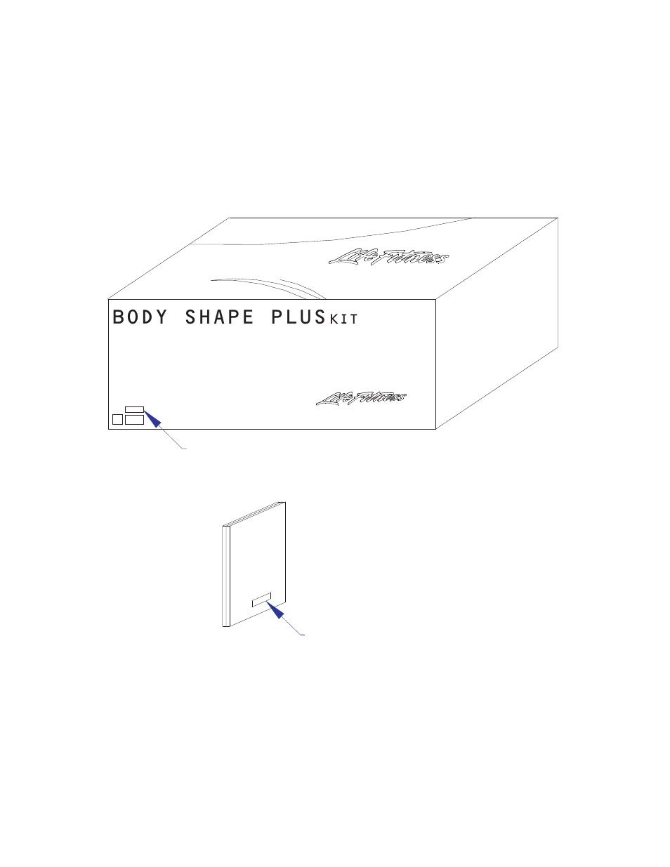 Body shape plus, Serial number locations, Body shape plus accessory kit | Life Fitness AKIT2-00-01 User Manual | Page 3 / 18