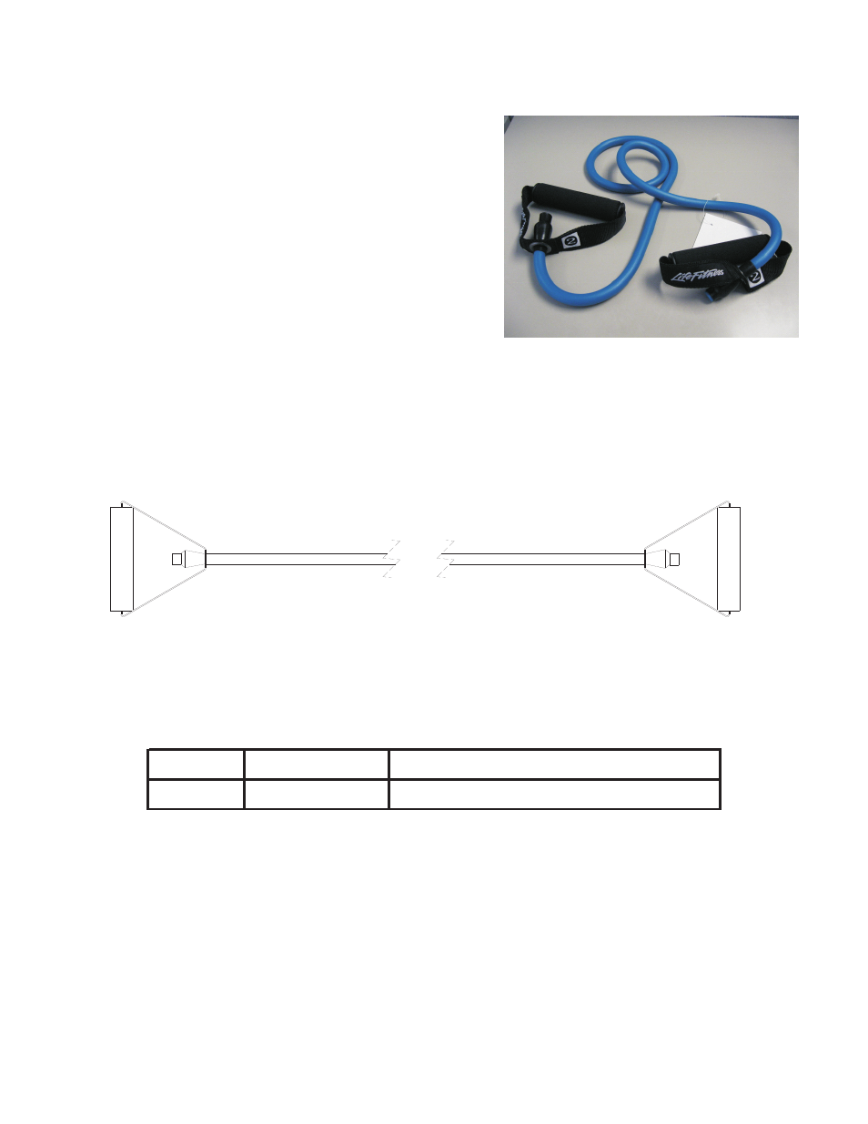 Body shape plus accessory kit, Level 1 resistance band (blue) | Life Fitness AKIT2-00-01 User Manual | Page 6 / 18