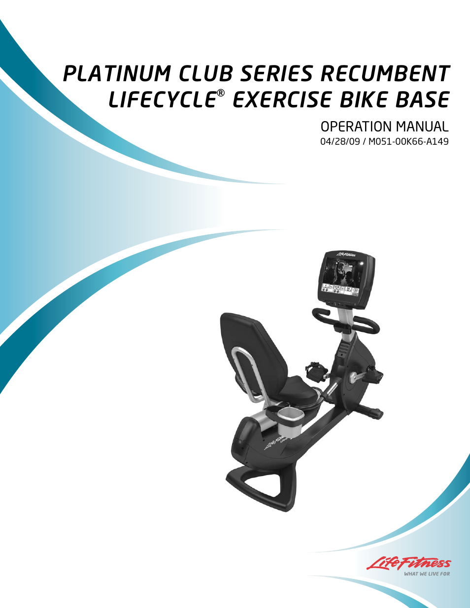 Life Fitness LIFECYCLE M051-0K66-A149 User Manual | 14 pages