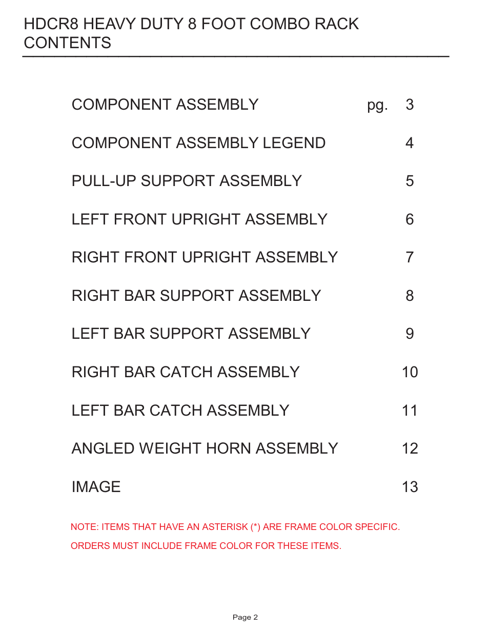 Life Fitness HDCR8 User Manual | Page 2 / 13