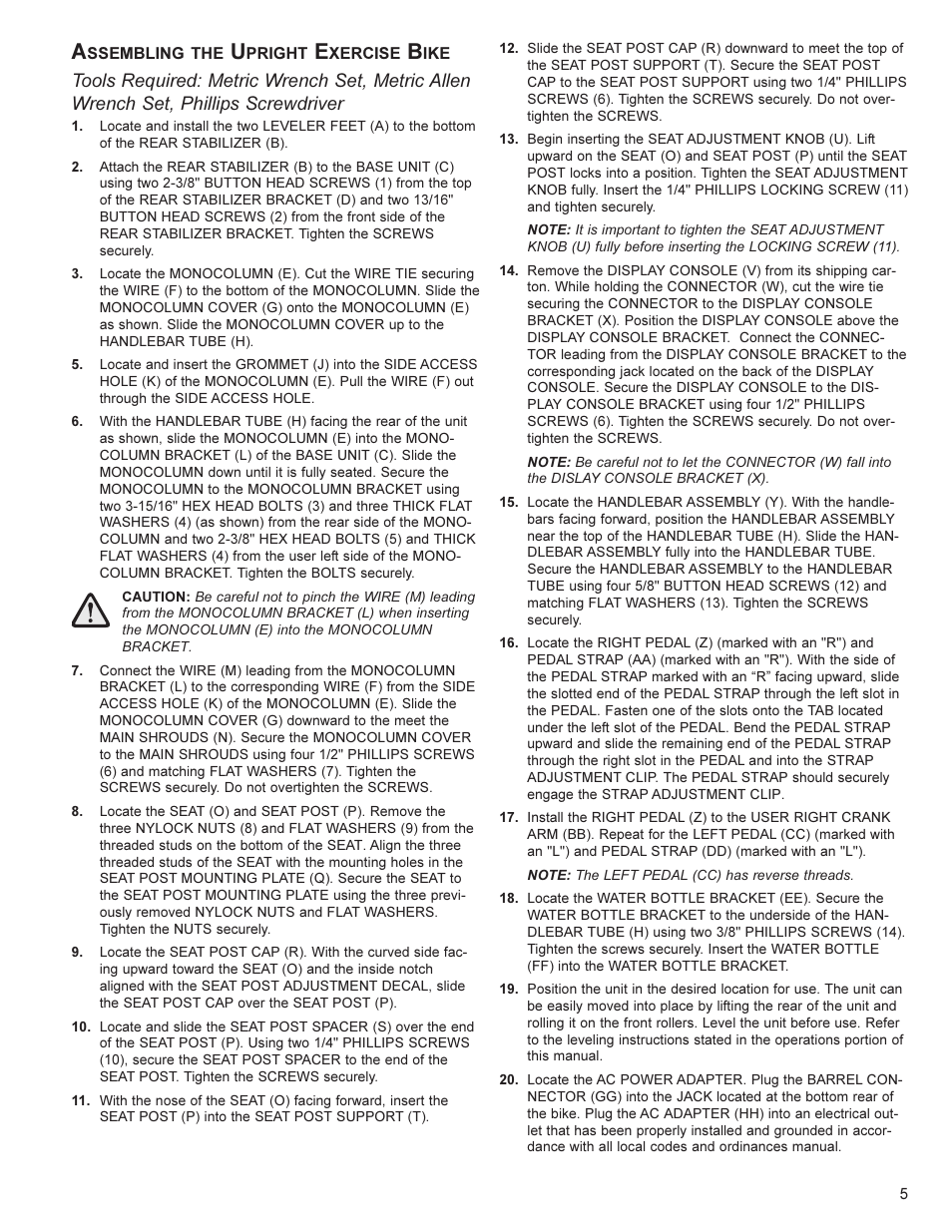 Life Fitness CR300 User Manual | Page 6 / 28