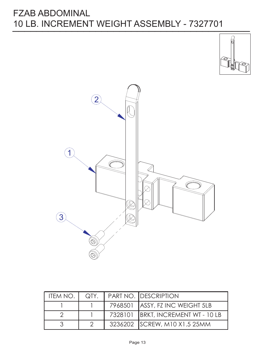 Fzab abdominal | Life Fitness FZAB User Manual | Page 13 / 17