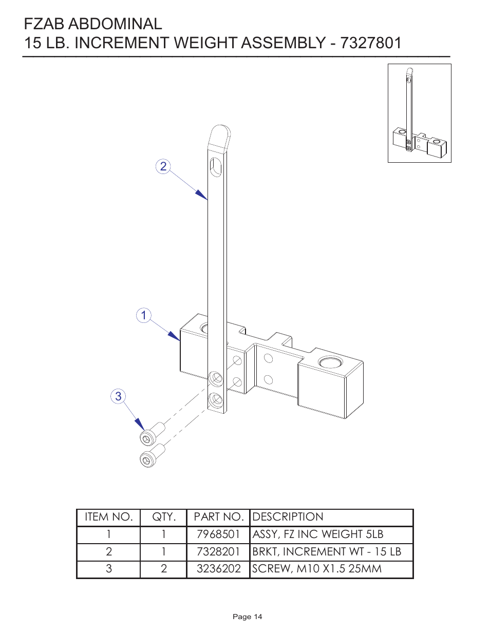 Fzab abdominal | Life Fitness FZAB User Manual | Page 14 / 17