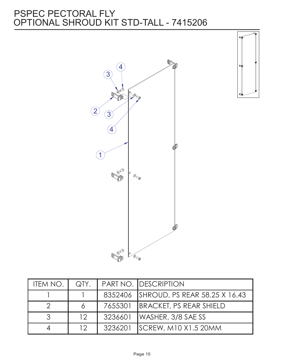 Pspec pectoral fly | Life Fitness Pro 2 Series PSPEC User Manual | Page 15 / 15