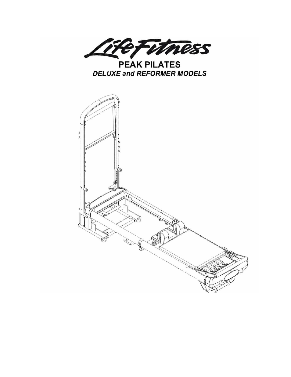 Life Fitness Peak Pilates Deluxe User Manual | 24 pages