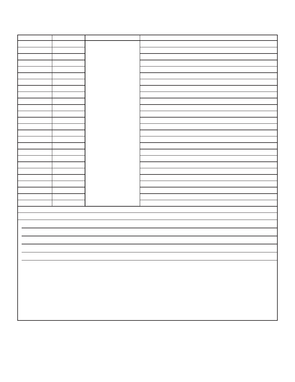 Components list | Life Fitness Heavy Duty Power Rack User Manual | Page 6 / 16