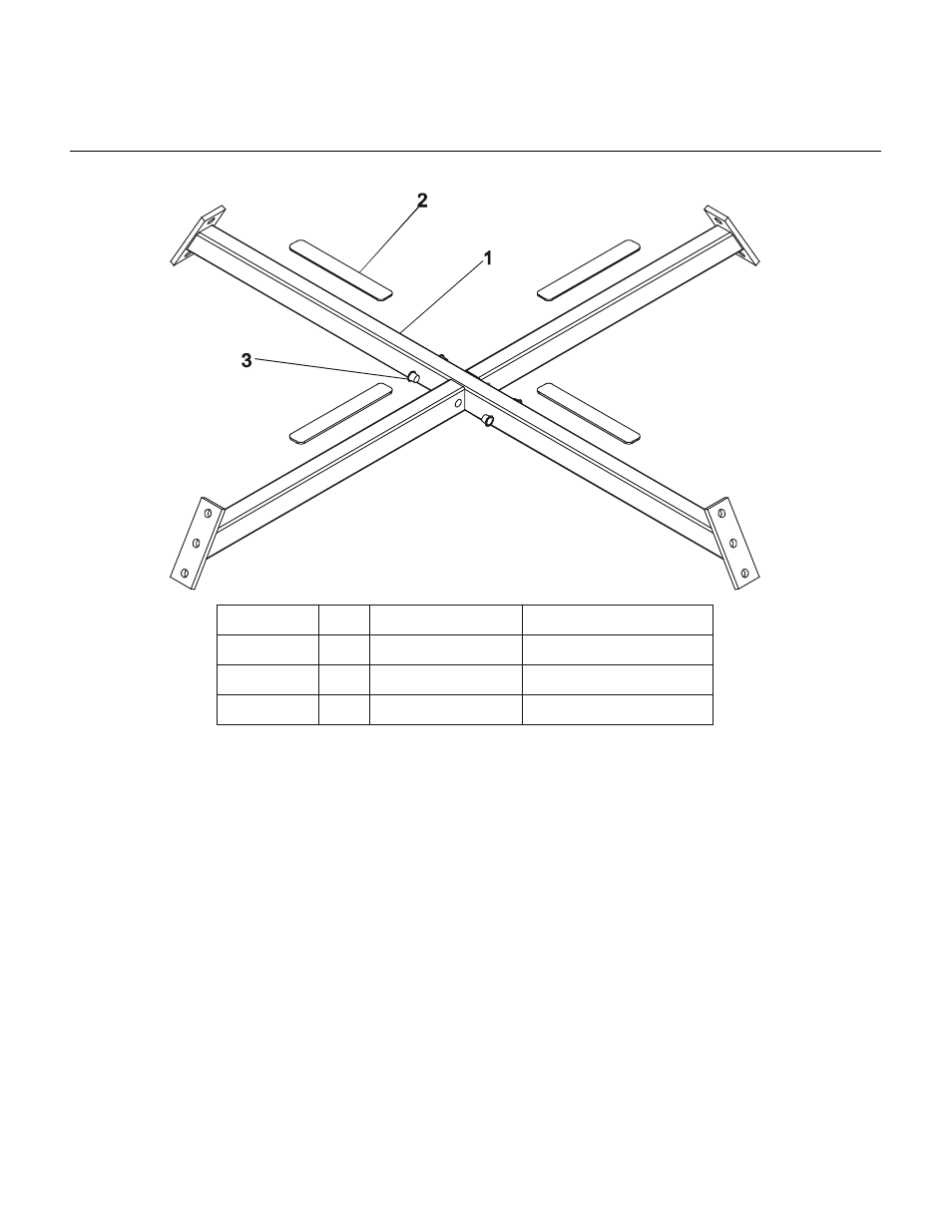 Bwcdlr - body wt chin/dip/leg raise, Bottom frame assembly | Life Fitness BWCDLR User Manual | Page 7 / 7