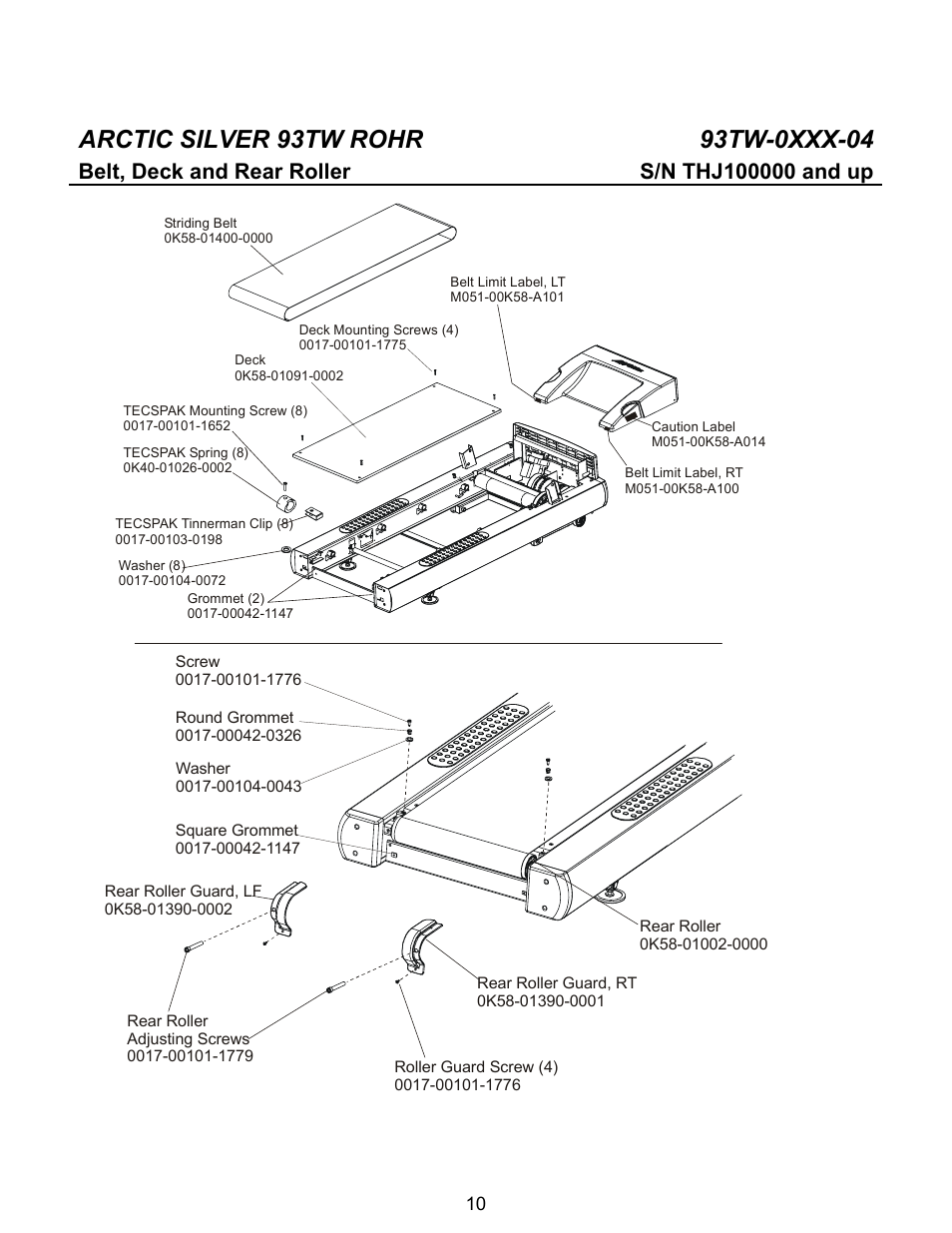 Life Fitness Arctic Silver 93TW User Manual | Page 10 / 20