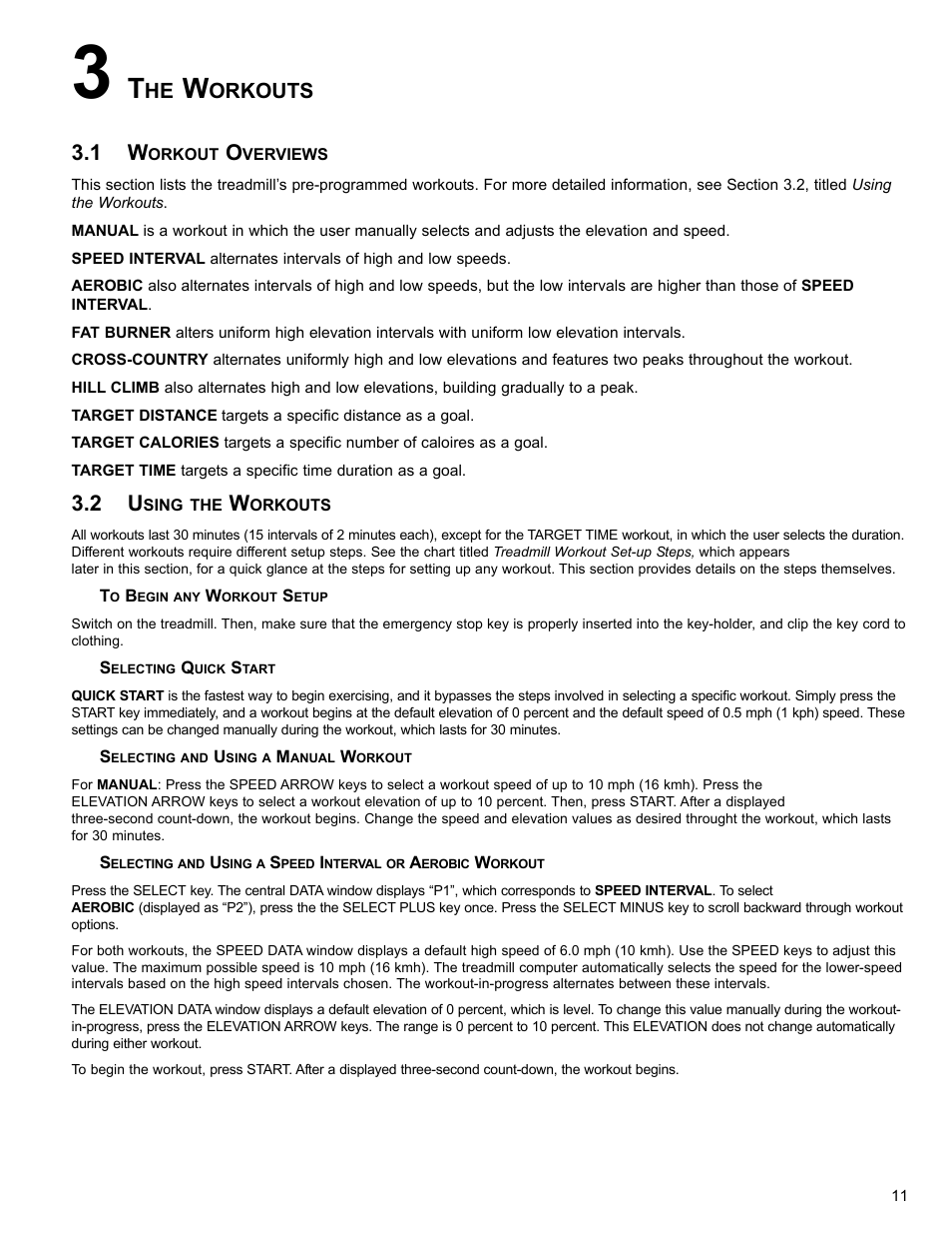 Orkouts 3.1 w | Life Fitness T250 User Manual | Page 12 / 20