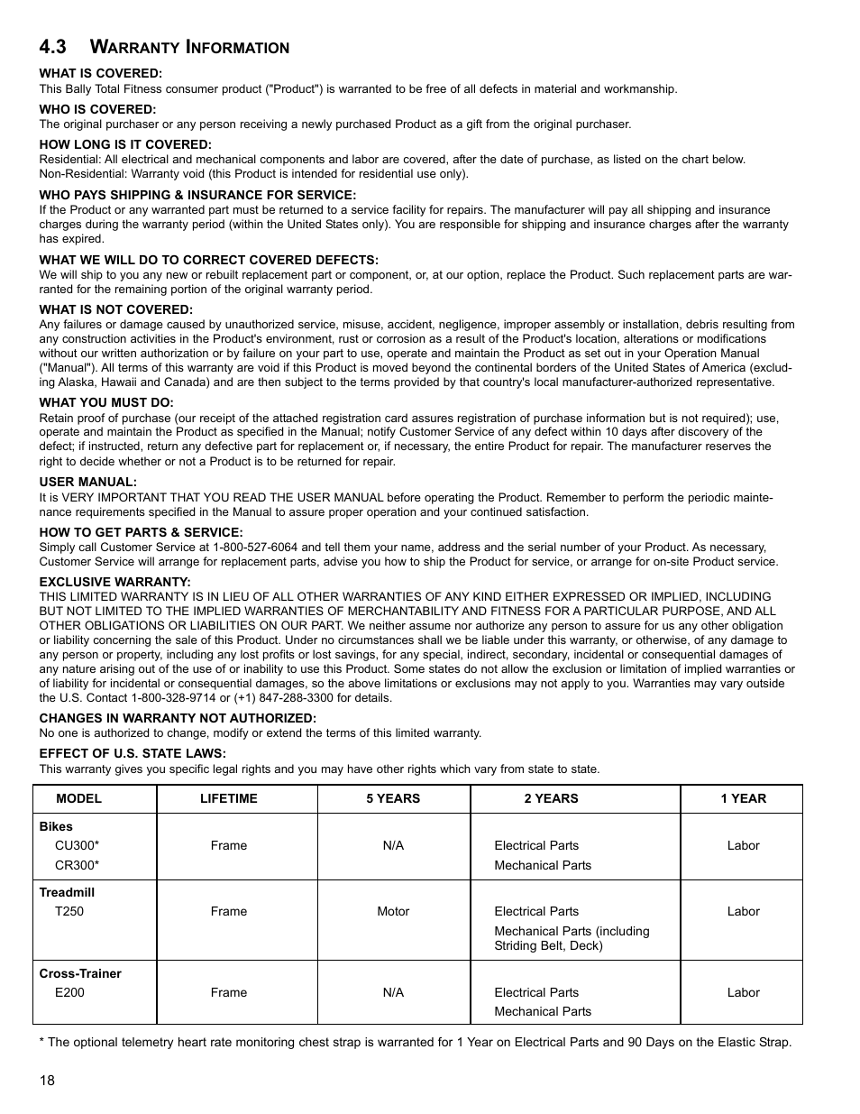 Life Fitness T250 User Manual | Page 19 / 20