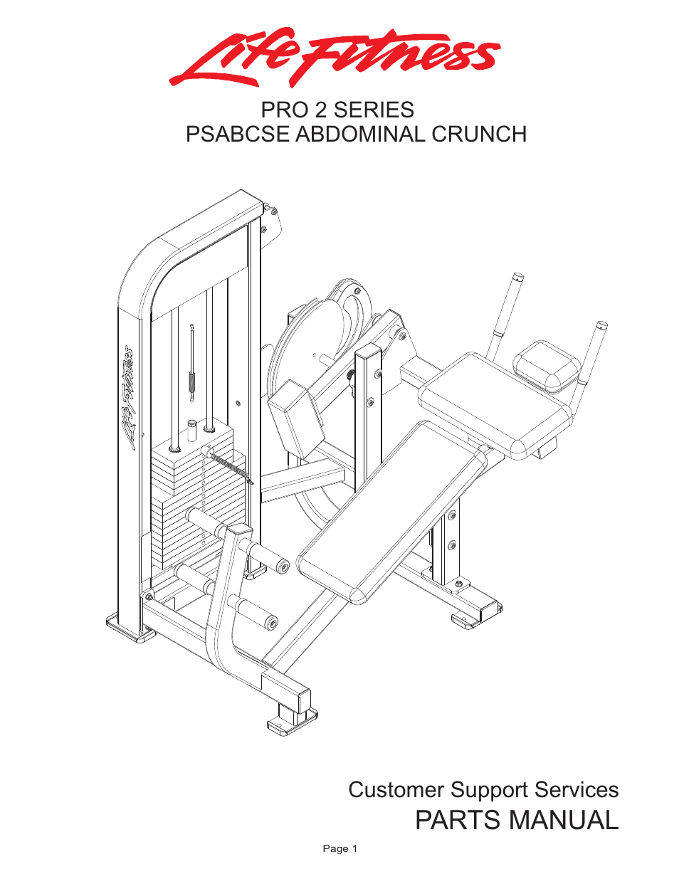 Life Fitness Pro 2 Series PSABCSE User Manual | 12 pages