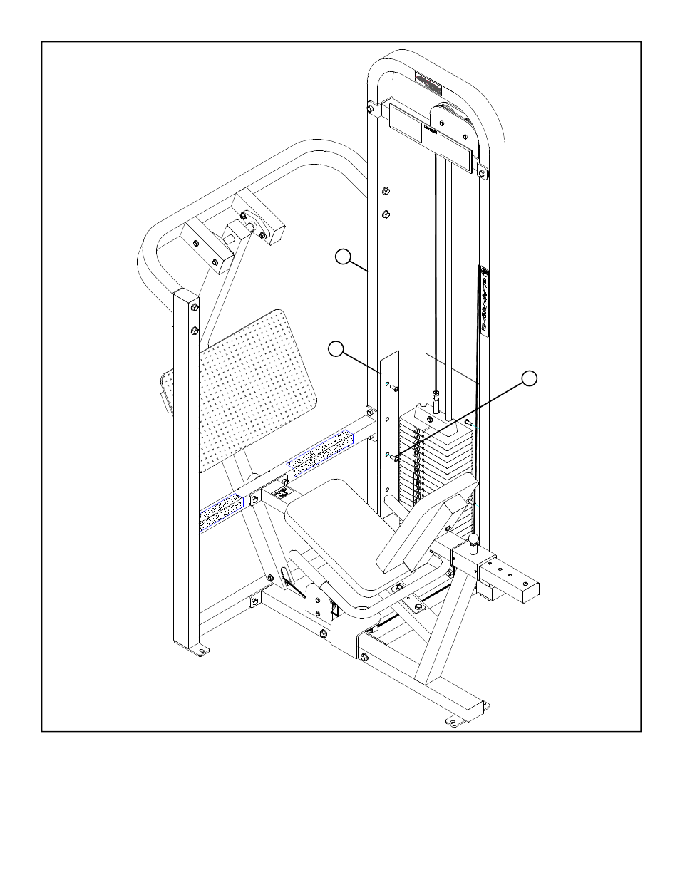 Figure 18, Step 18 | Life Fitness Leg Press/Calf 8245102 User Manual | Page 17 / 17