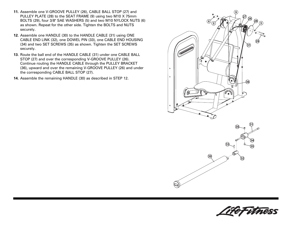 Life Fitness Ab Crunch User Manual | Page 7 / 8