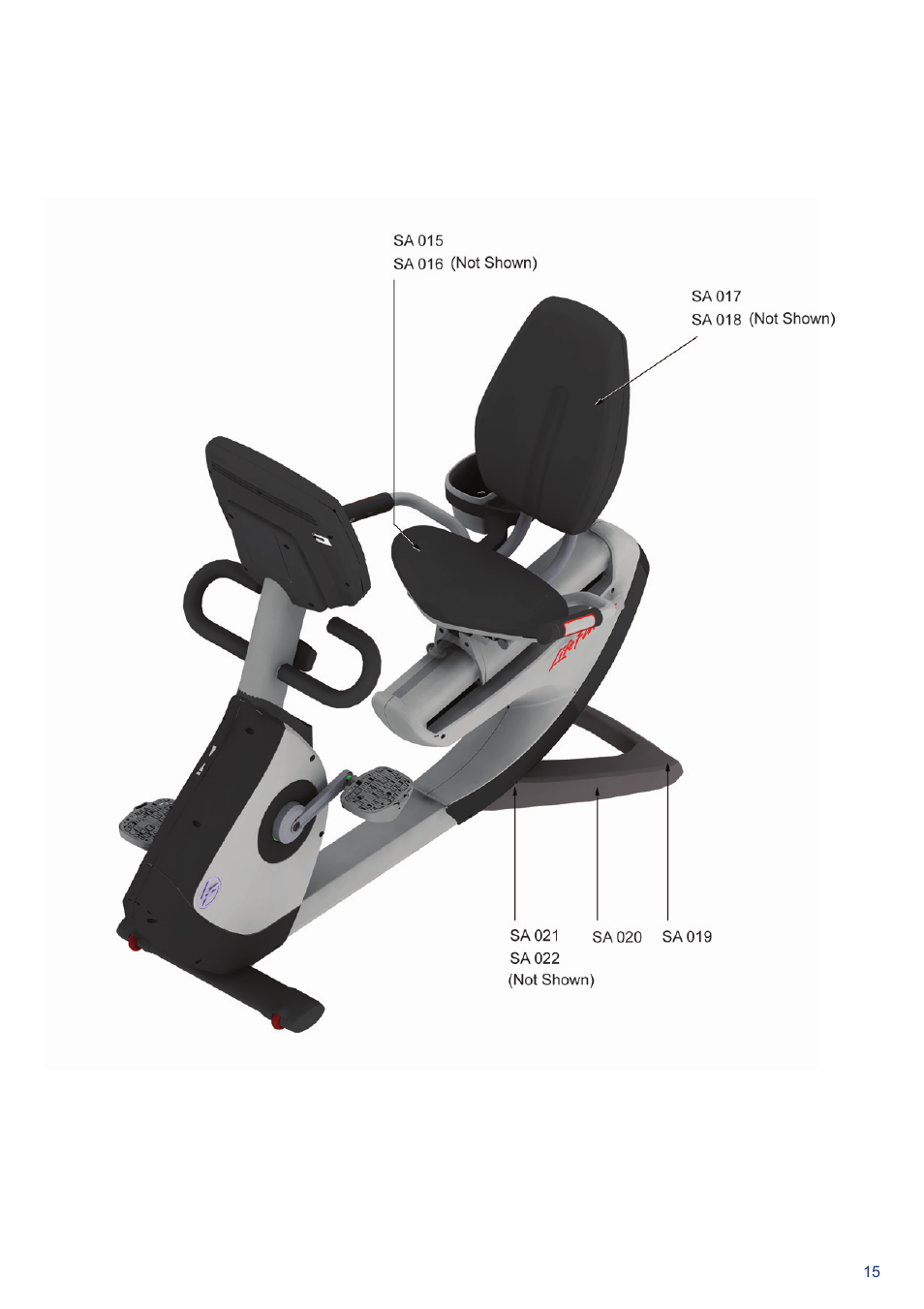 Seat pad and back pad | Life Fitness PCSR-ALL User Manual | Page 16 / 24