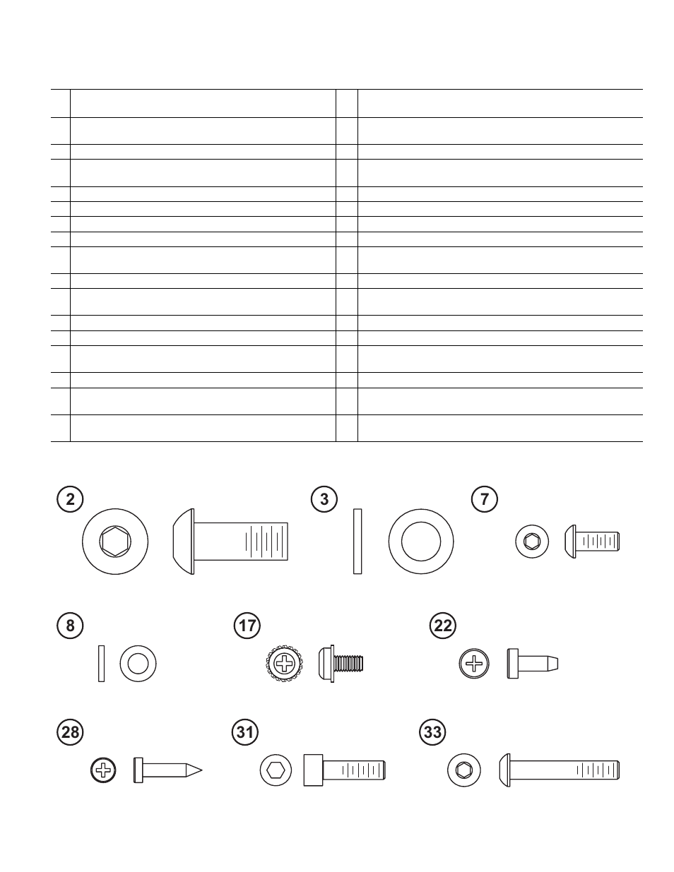 Tools required for assembly | Life Fitness 95T User Manual | Page 3 / 8