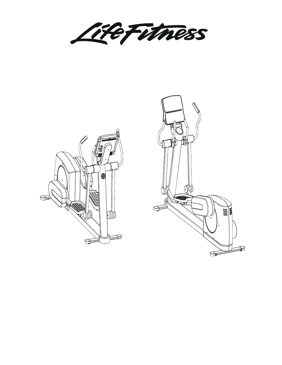 Life Fitness Arctic Silver Quiet Drive Cross-Trainer 95Xe-0XXX-03 User Manual | 18 pages