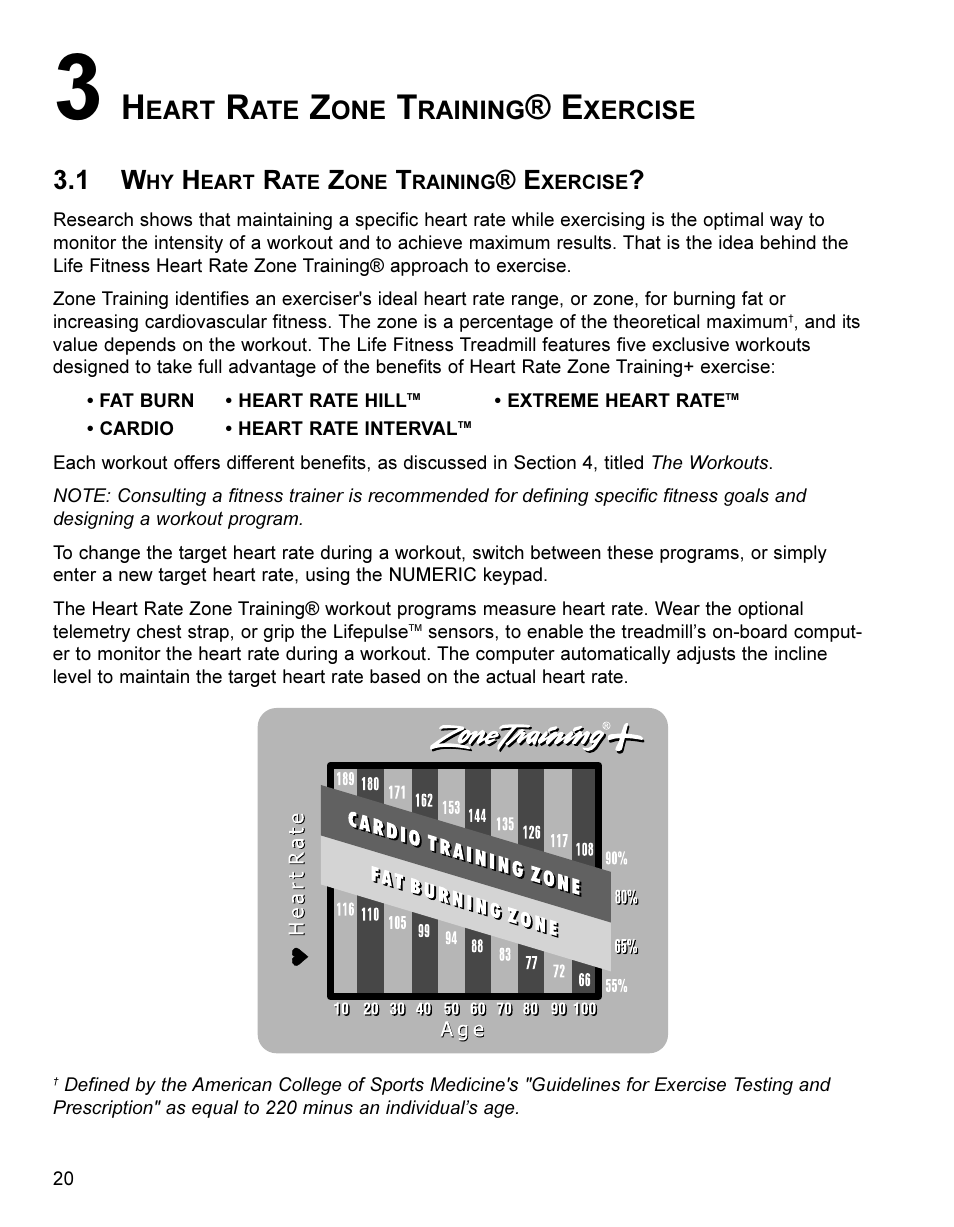 Life Fitness Treadmill User Manual | Page 20 / 47