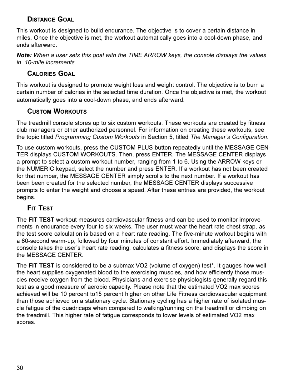 Life Fitness Treadmill User Manual | Page 30 / 47