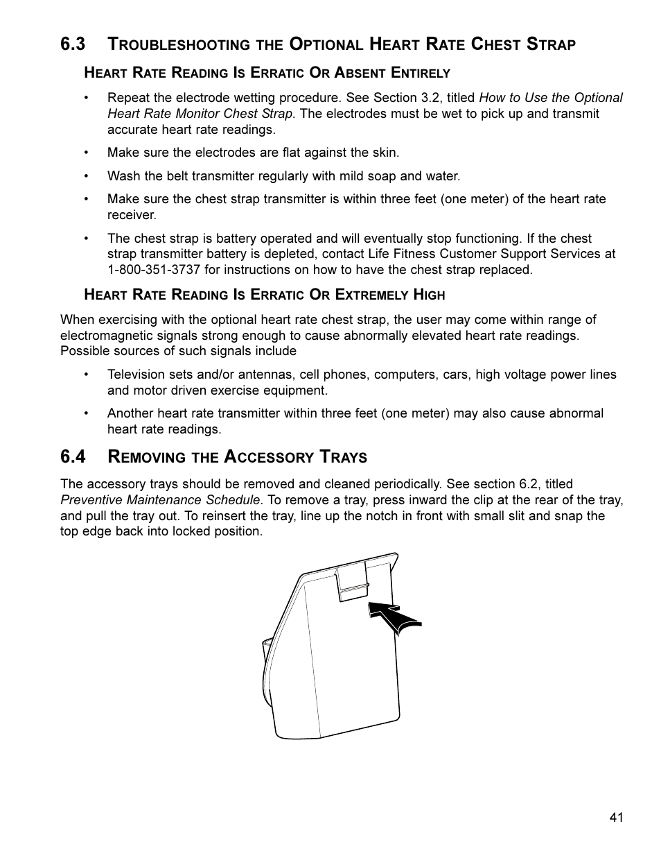 Life Fitness Treadmill User Manual | Page 41 / 47