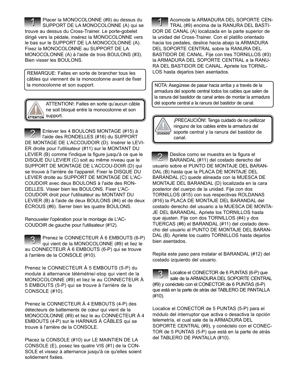 Life Fitness CT9500 User Manual | Page 7 / 12