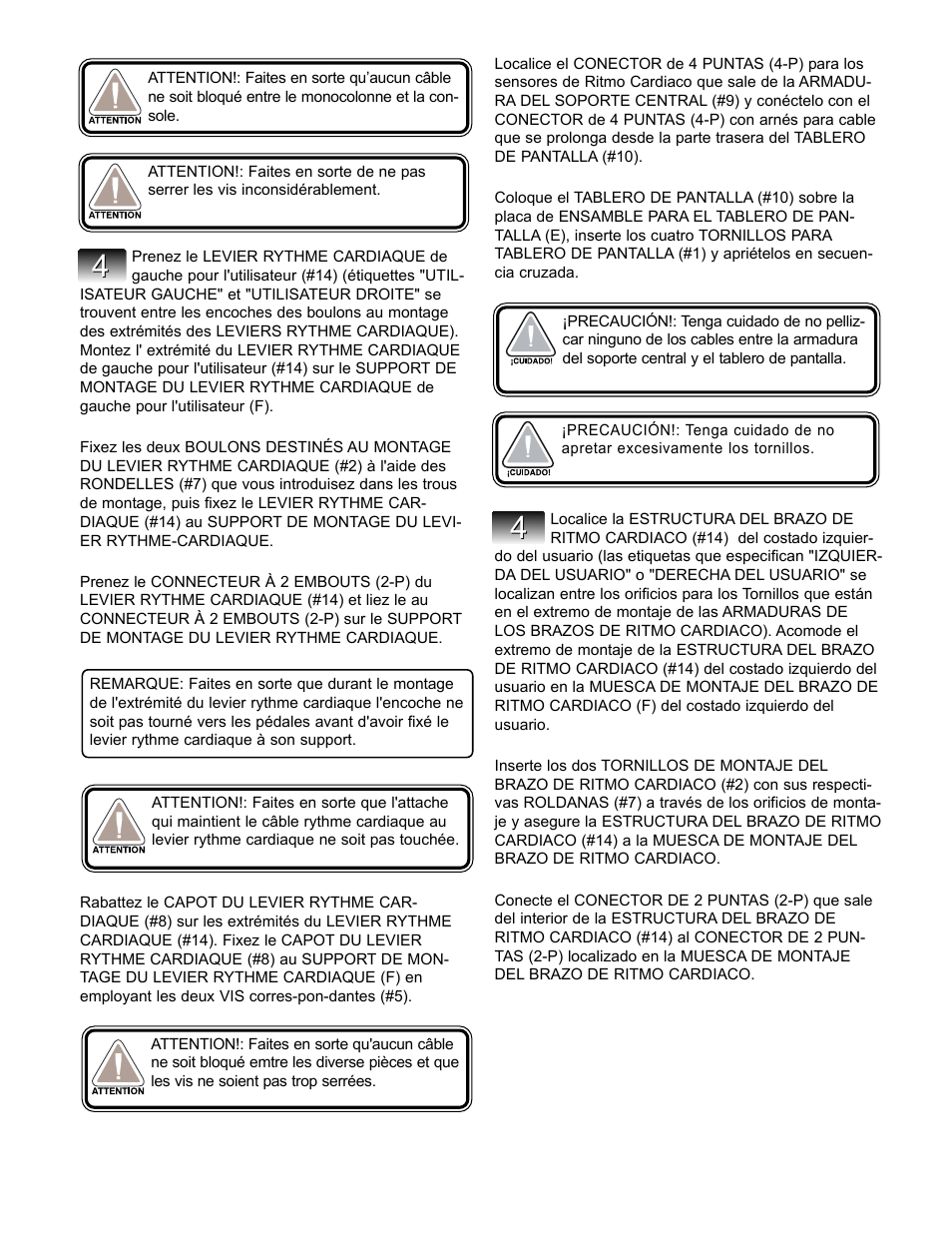 Life Fitness CT9500 User Manual | Page 9 / 12