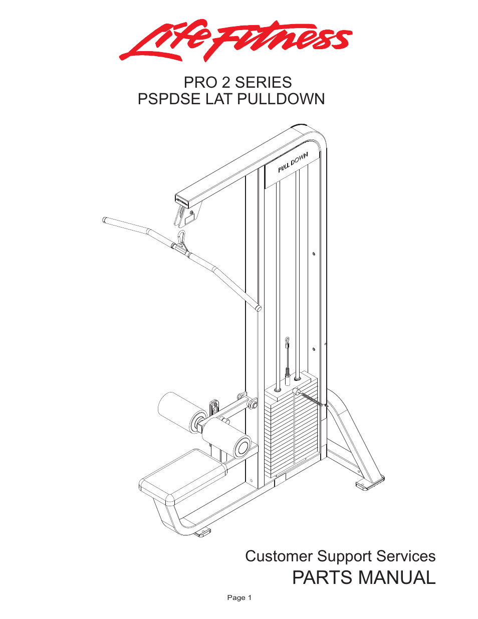 Life Fitness Pro 2 Series PSPDSE User Manual | 14 pages
