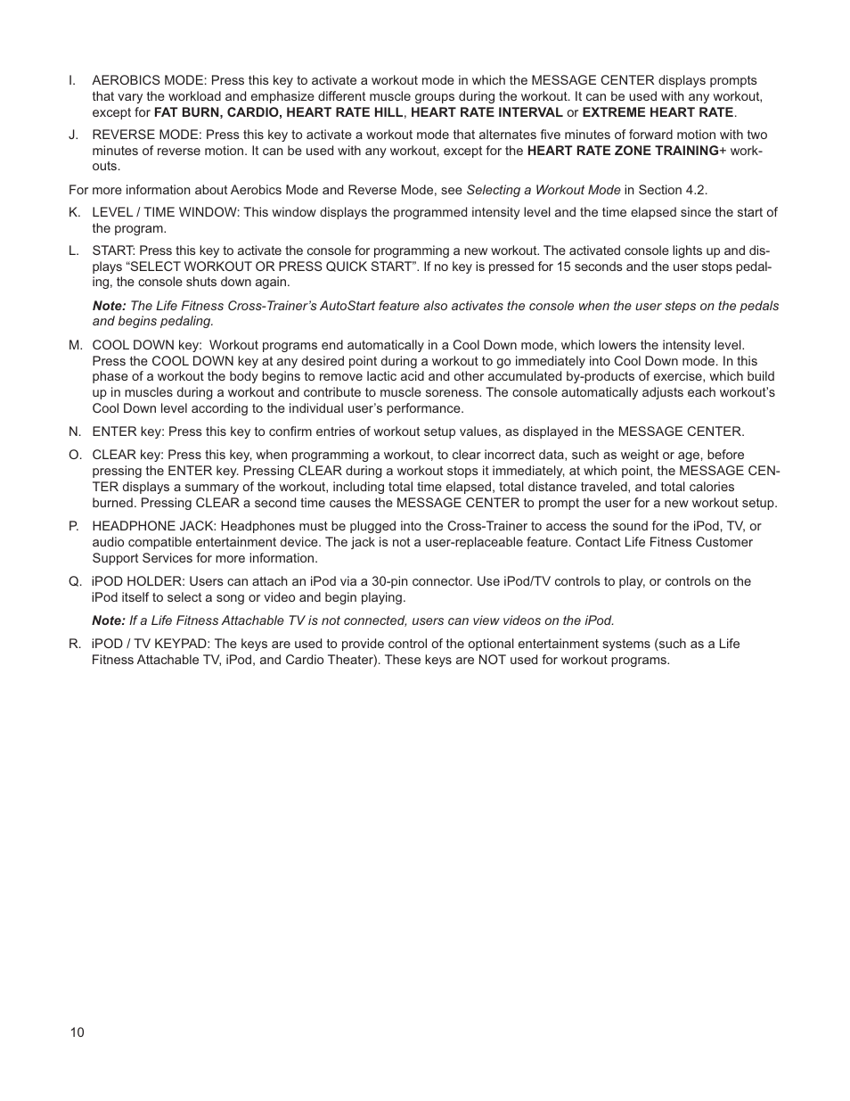 Life Fitness M051-00K61-A132 User Manual | Page 11 / 42