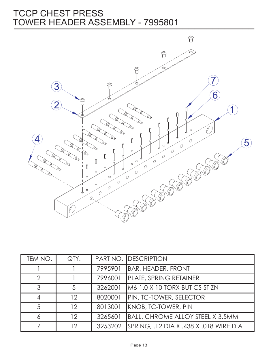 Tccp chest press | Life Fitness Circuit Series User Manual | Page 13 / 15