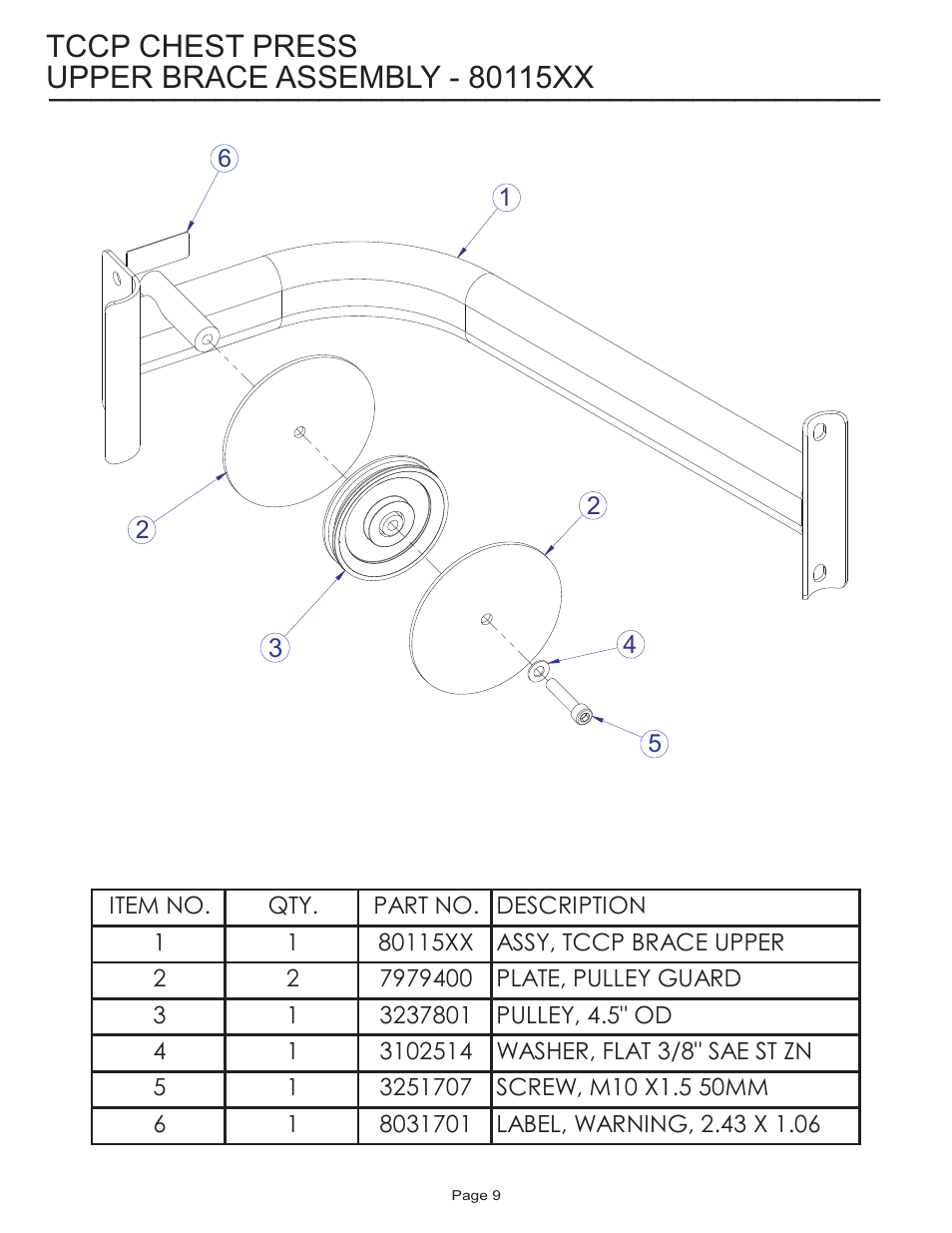 Life Fitness Circuit Series User Manual | Page 9 / 15