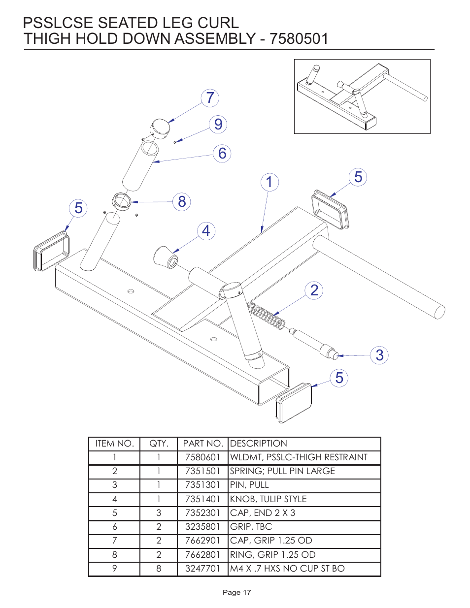 Life Fitness PSSLCSE User Manual | Page 17 / 23