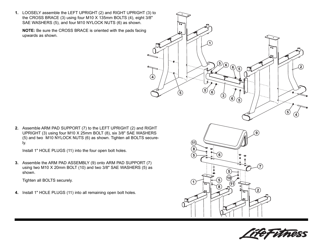 Life Fitness Arm Curl User Manual | Page 7 / 8