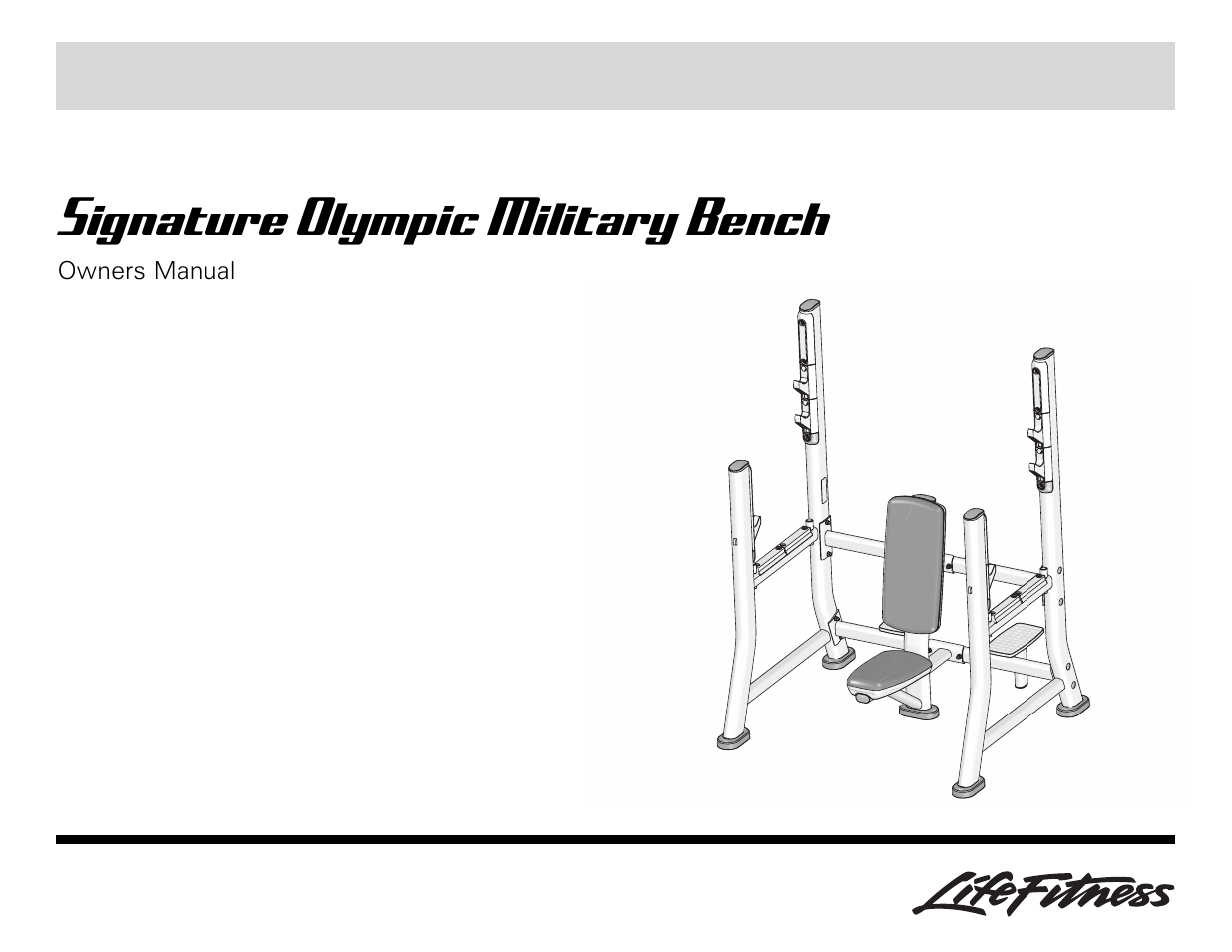 Life Fitness Olympic User Manual | 8 pages