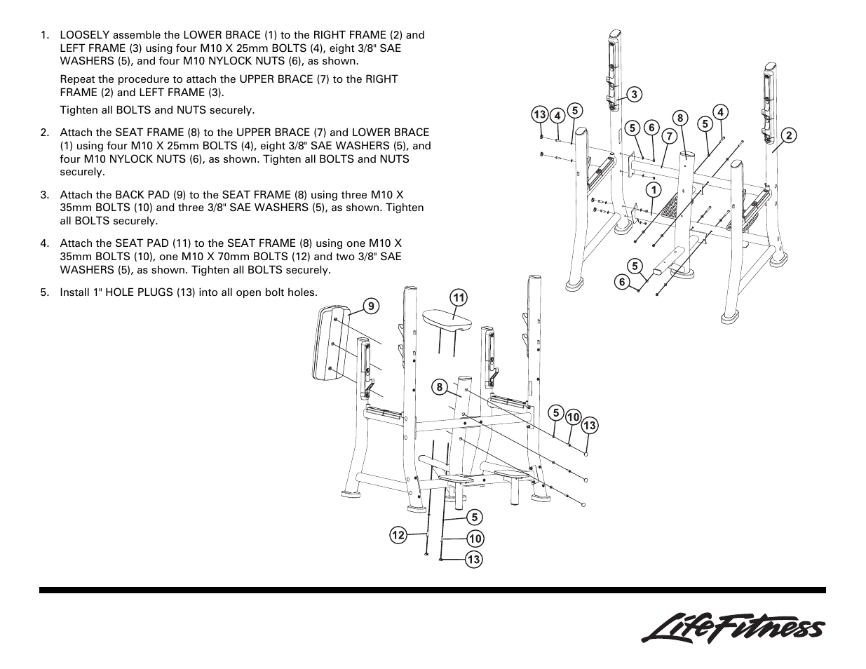 Life Fitness Olympic User Manual | Page 7 / 8