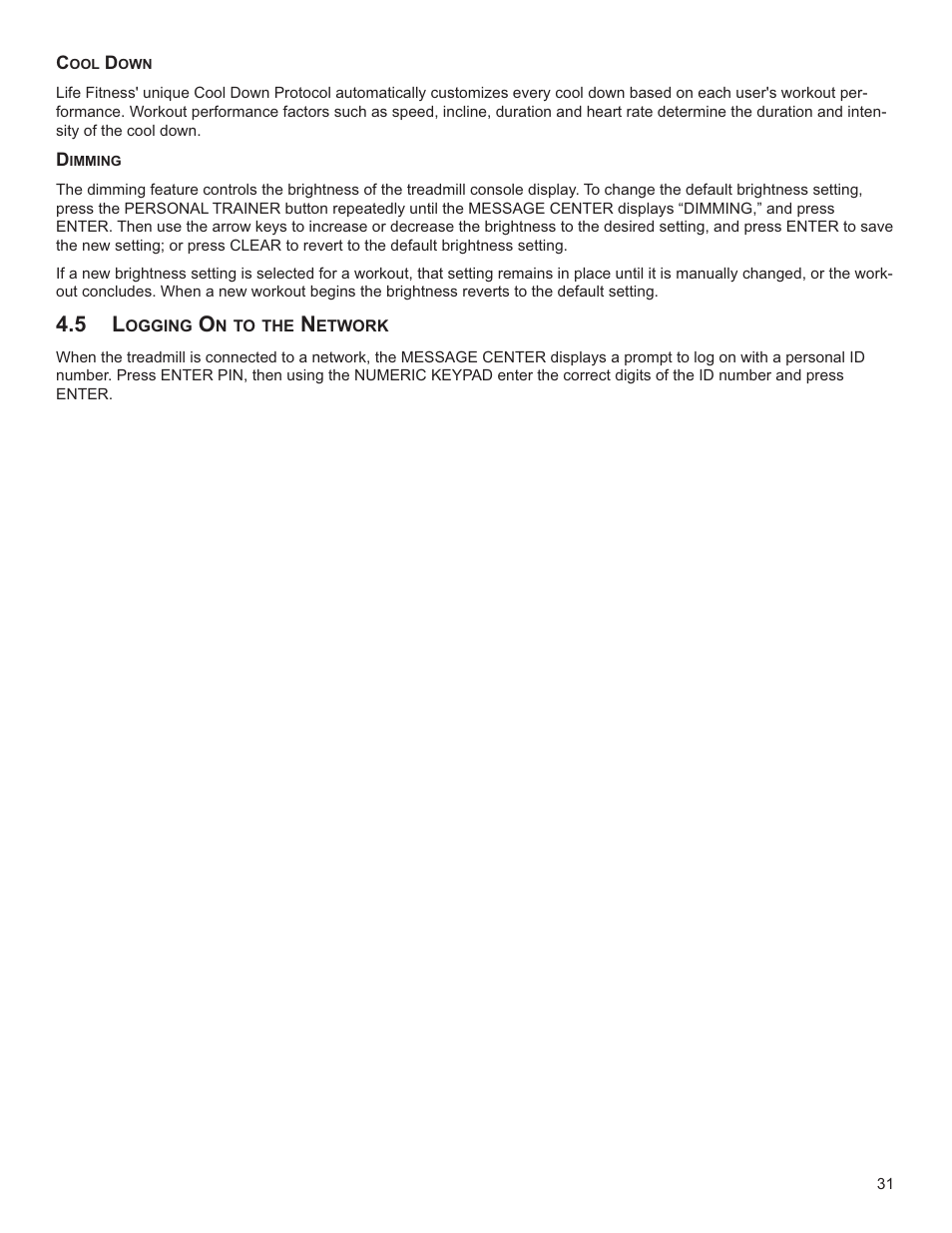 Life Fitness 97T1 User Manual | Page 32 / 50