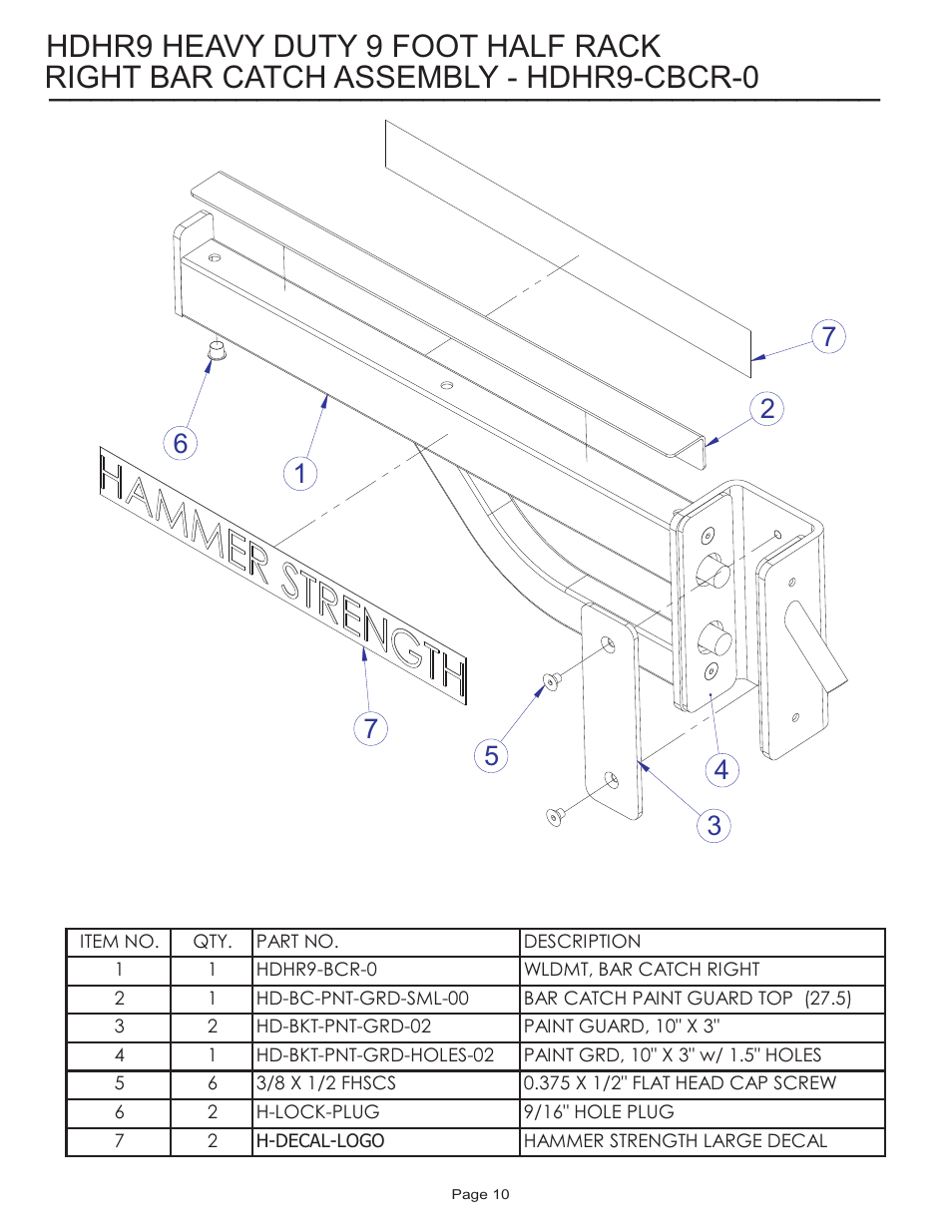 Life Fitness HDHR9 User Manual | Page 10 / 13