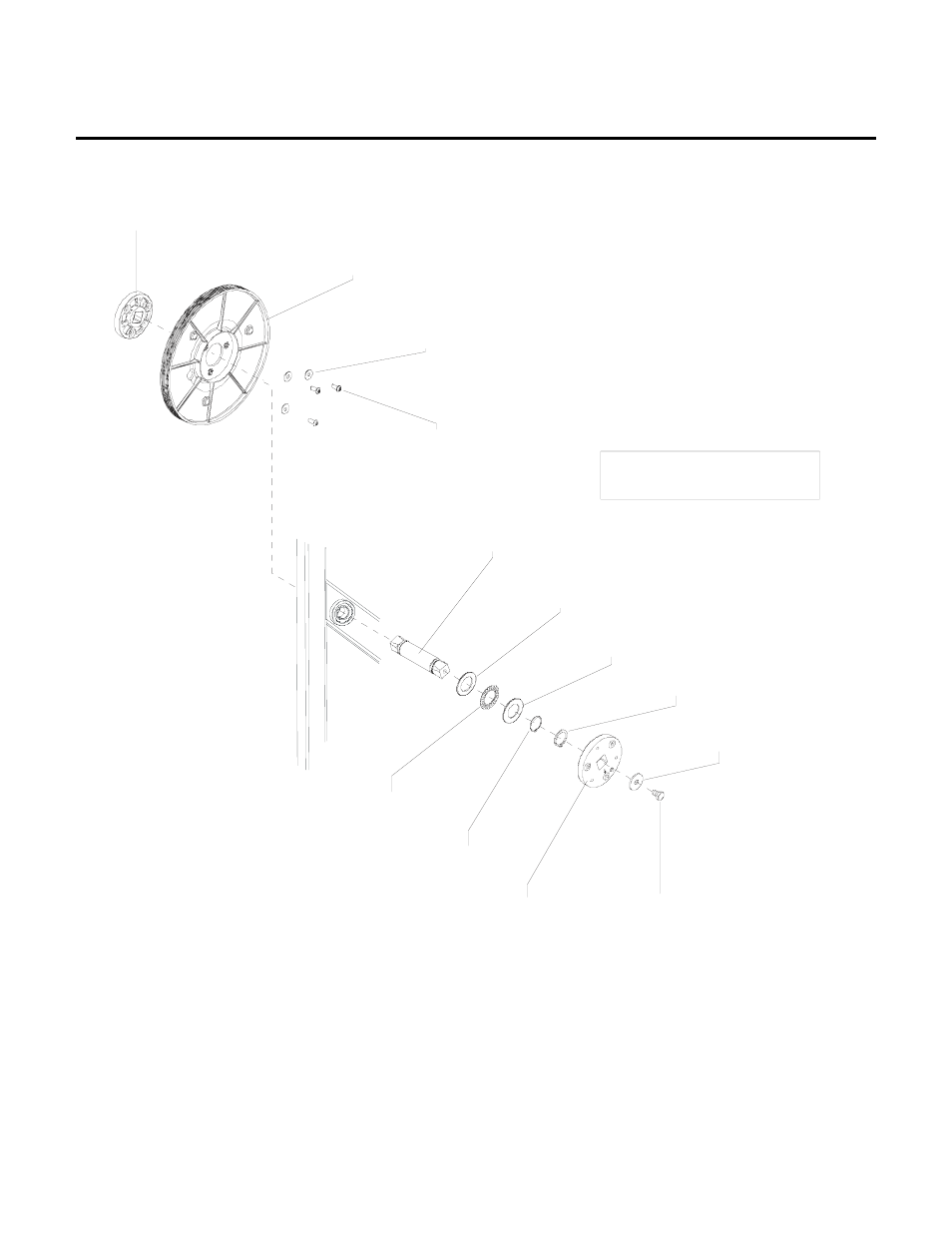 Crank shaft and bearing assembly | Life Fitness R7-0100-02 User Manual | Page 10 / 19