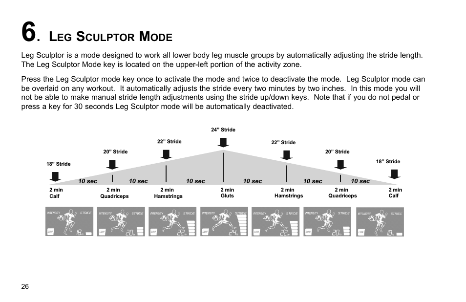 Culptor | Life Fitness X7 User Manual | Page 27 / 45