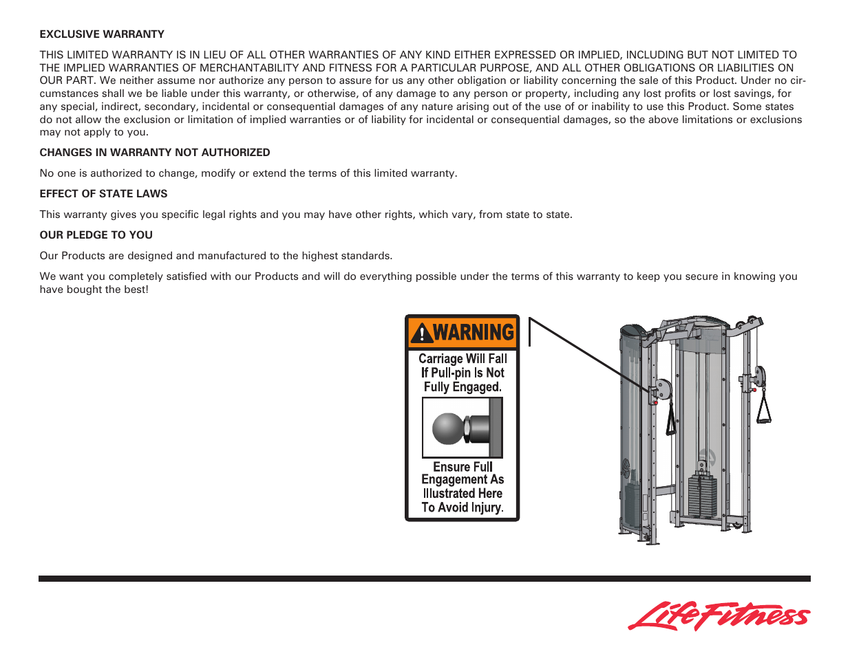 Life Fitness Dual Adjustable Pulley User Manual | Page 9 / 13