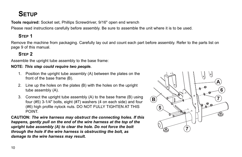 Etup | Life Fitness Elliptical Trainer User Manual | Page 11 / 20