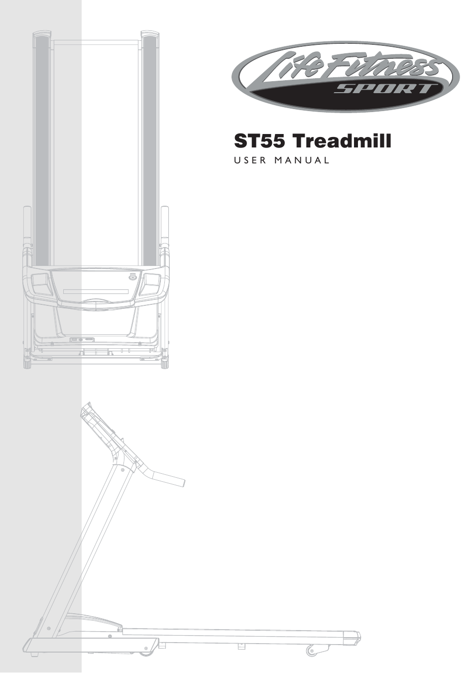 Life Fitness ST55 Treadmill User Manual | 24 pages